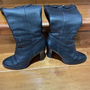 Banana Republic high boots, black size 6.